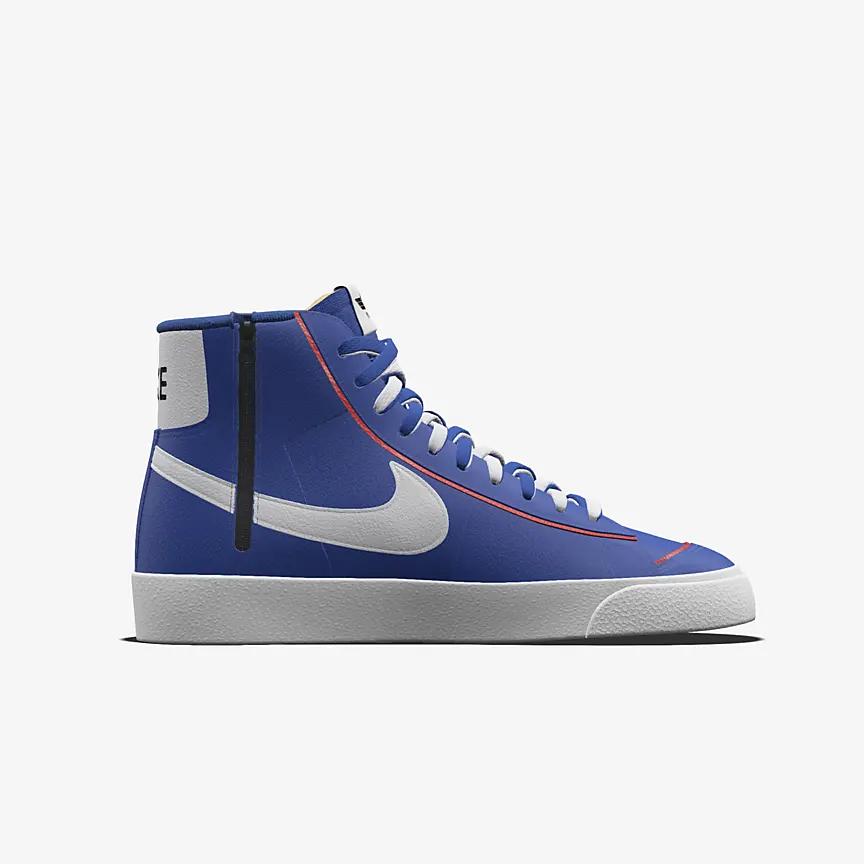 Giày Nike Blazer Mid '77 Unlocked By You Nam Xanh Dương